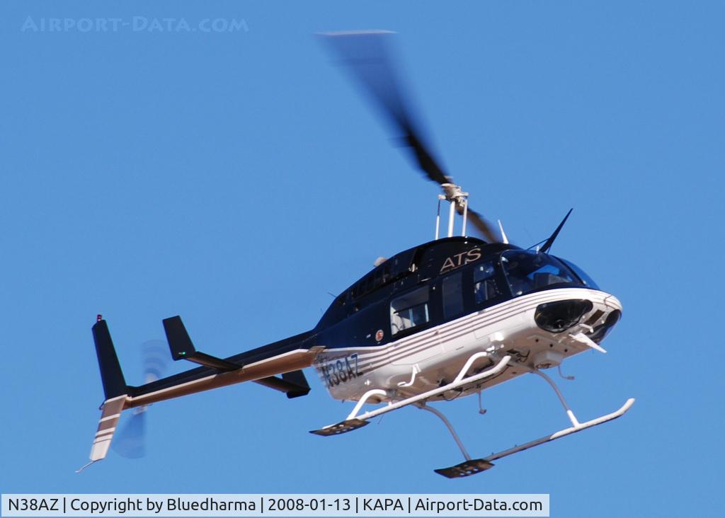 N38AZ, 1982 Bell 206L-1 LongRanger II C/N 45748, Approach to KAPA.