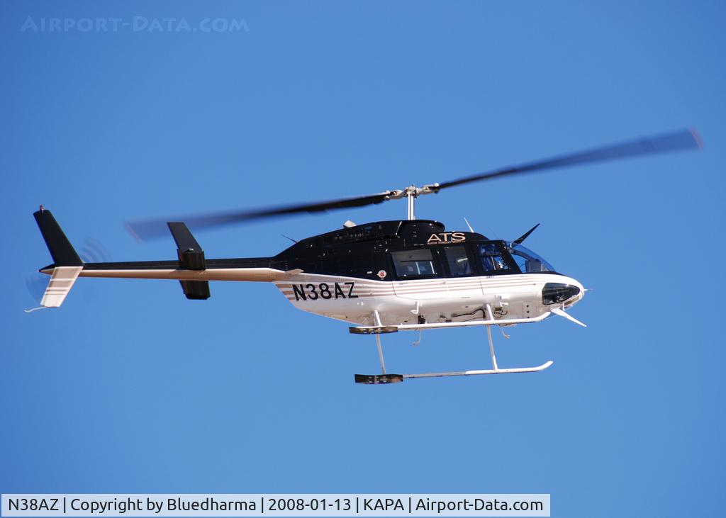 N38AZ, 1982 Bell 206L-1 LongRanger II C/N 45748, Approach to KAPA.