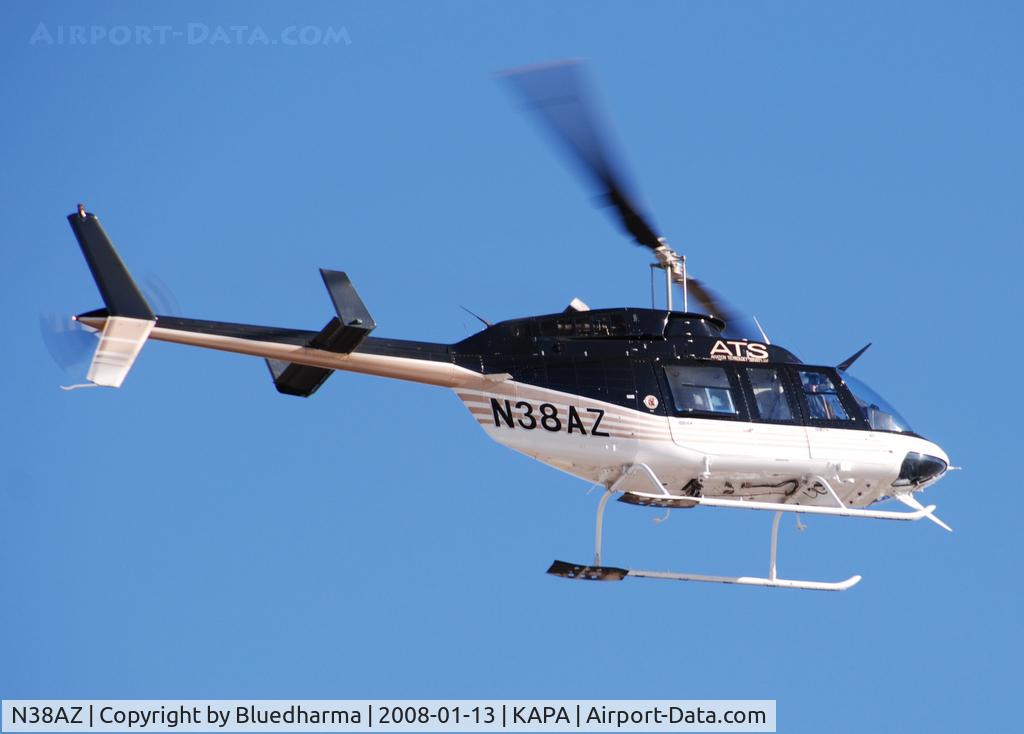 N38AZ, 1982 Bell 206L-1 LongRanger II C/N 45748, Approach to KAPA.