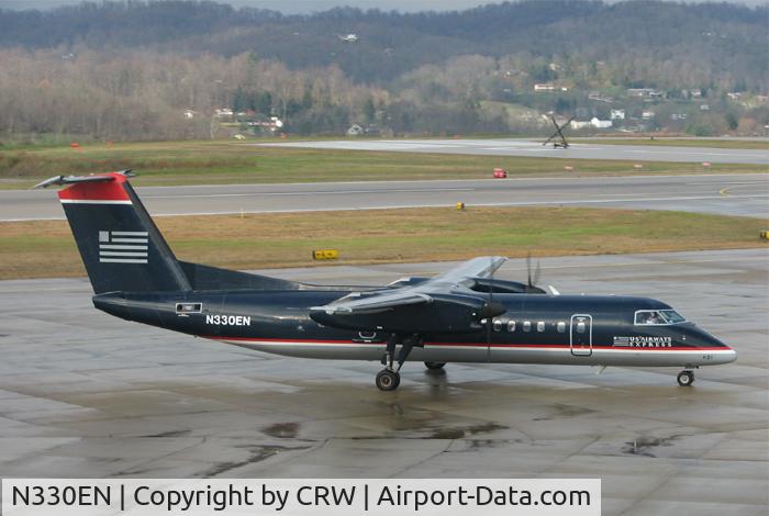 N330EN, 1991 De Havilland Canada DHC-8-311 Dash 8 C/N 274, Taken at CRW