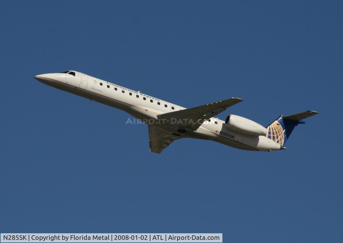 N285SK, 2001 Embraer EMB-145LR C/N 145435, Continental Express