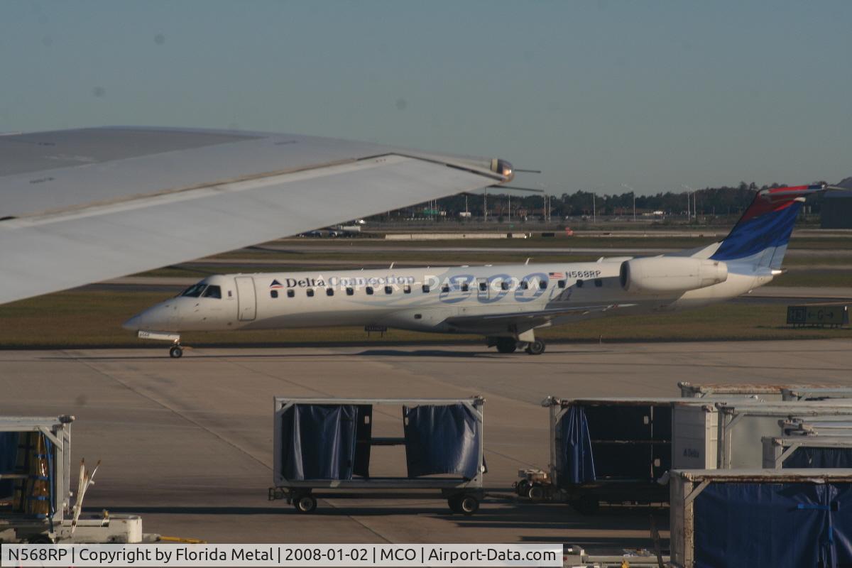 N568RP, 2004 Embraer EMB-145LR C/N 145800, Delta Connection 800th ERJ