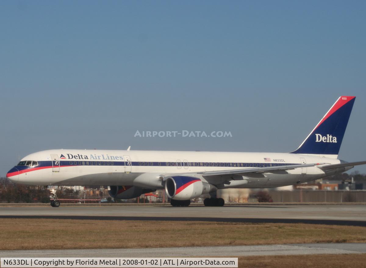 N633DL, 1987 Boeing 757-232 C/N 23614, Delta