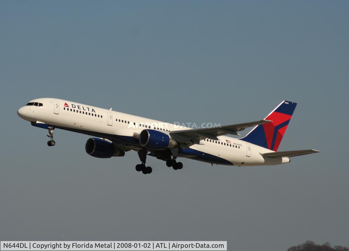 N644DL, 1989 Boeing 757-232 C/N 23998, Delta