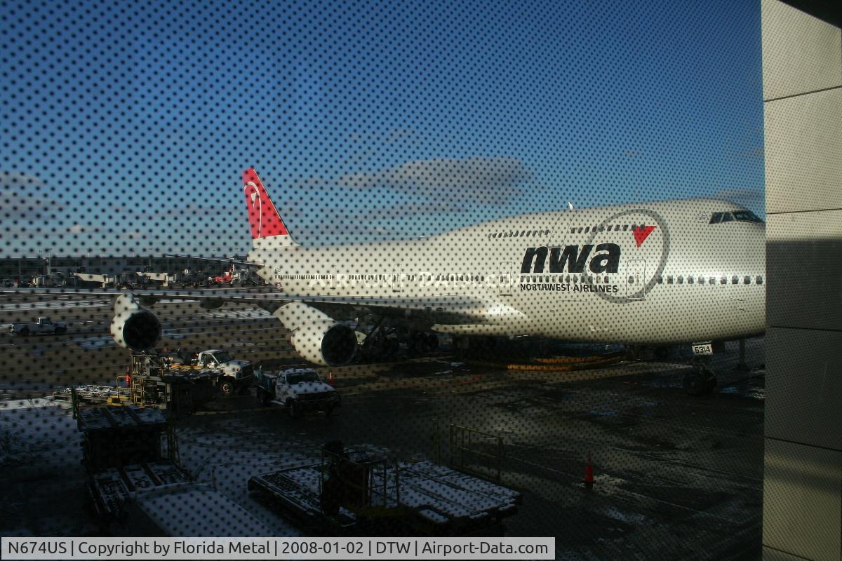 N674US, 1999 Boeing 747-451 C/N 30269, Northwest