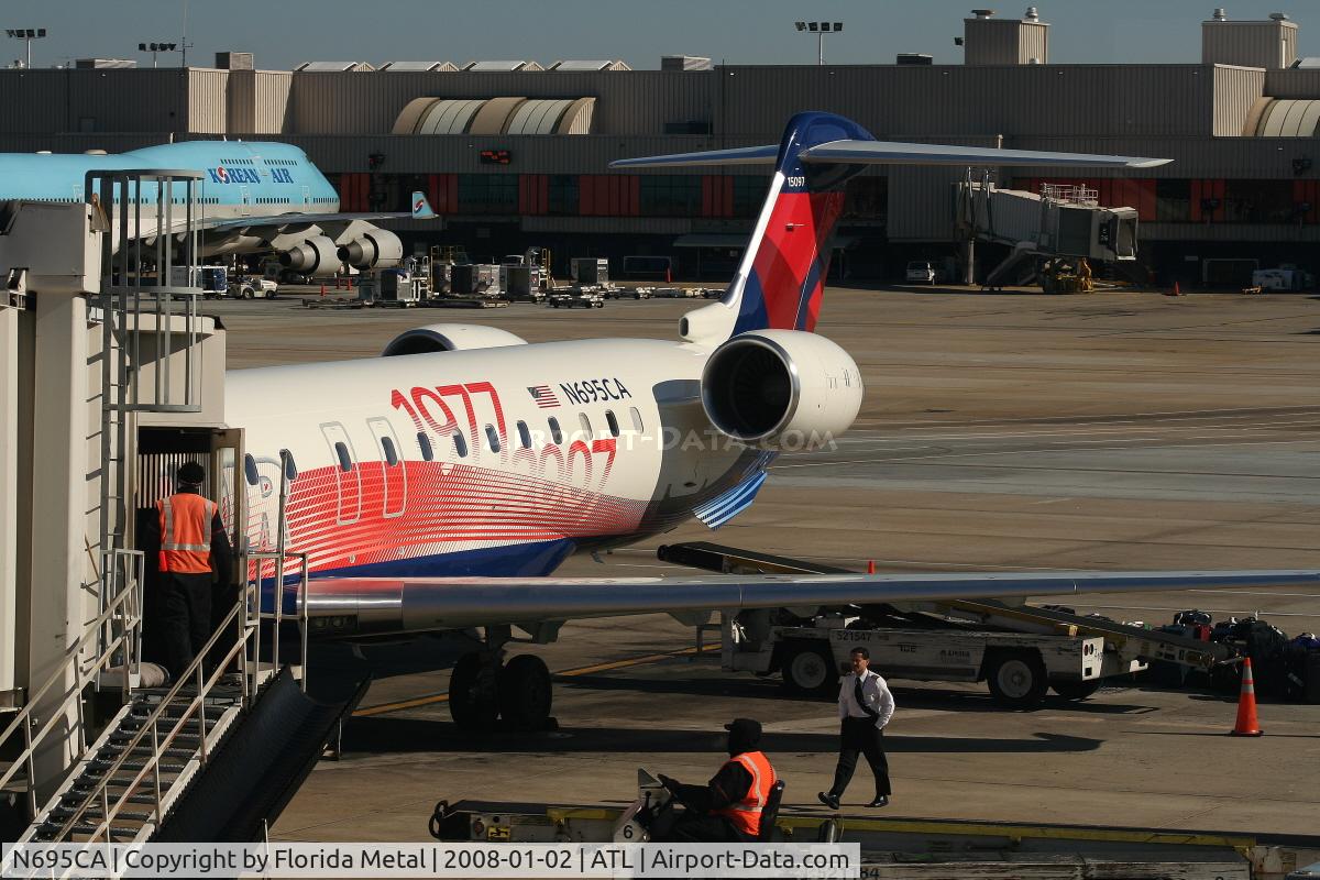 N695CA, 2006 Bombardier CRJ-900ER (CL-600-2D24) C/N 15097, Comair 30th Anniversary