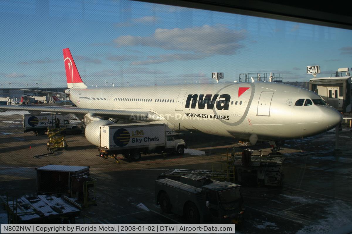 N802NW, 2003 Airbus A330-323 C/N 0533, Northwest