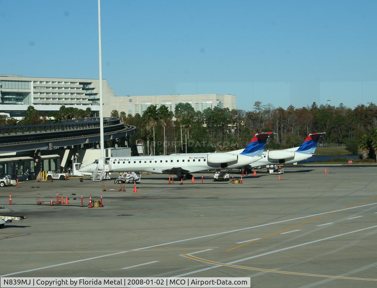 N839MJ, 2001 Embraer EMB-145LR C/N 145416, Delta Connection