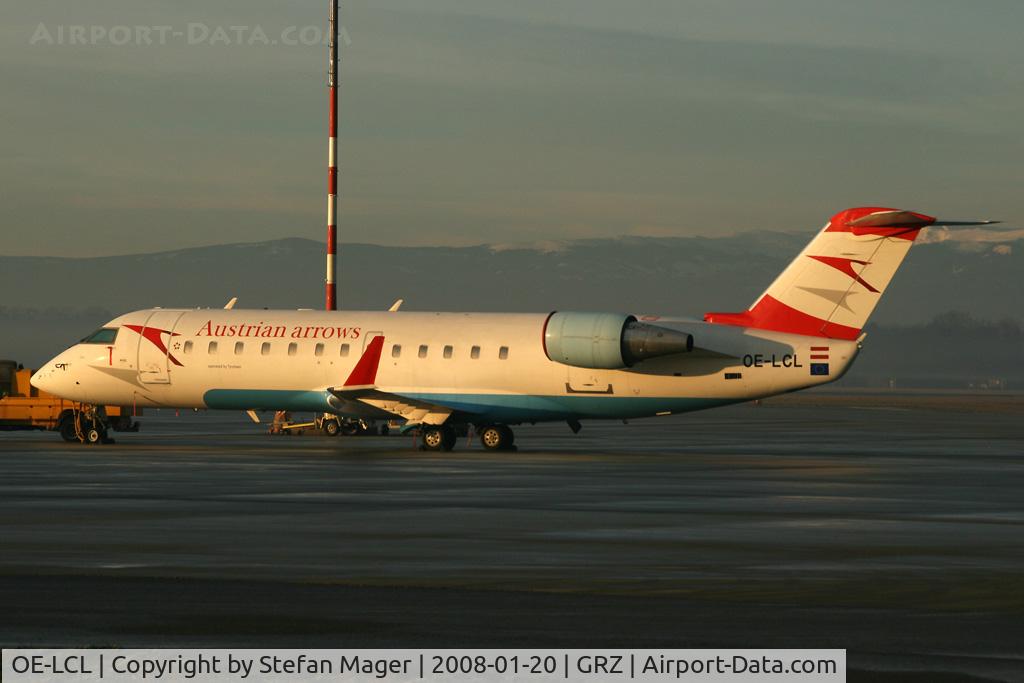 OE-LCL, 1997 Canadair CRJ-200LR (CL-600-2B19) C/N 7167, Austrian Arrows at GRZ