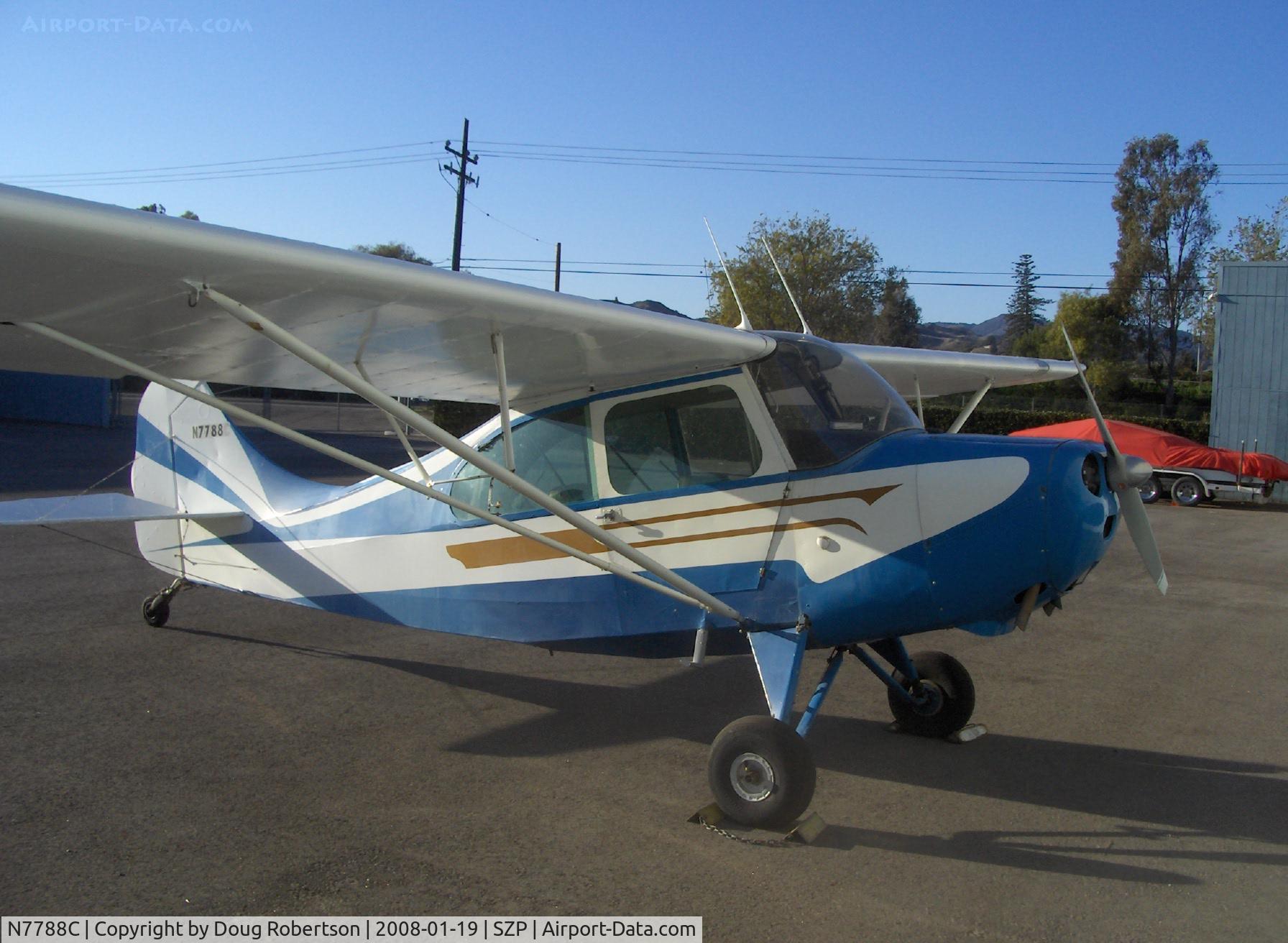 N7788C, 1946 Aeronca 7DC C/N 7AC-5928, 1946 Aeronca 7DC CHAMPION, Continental C85 85 Hp