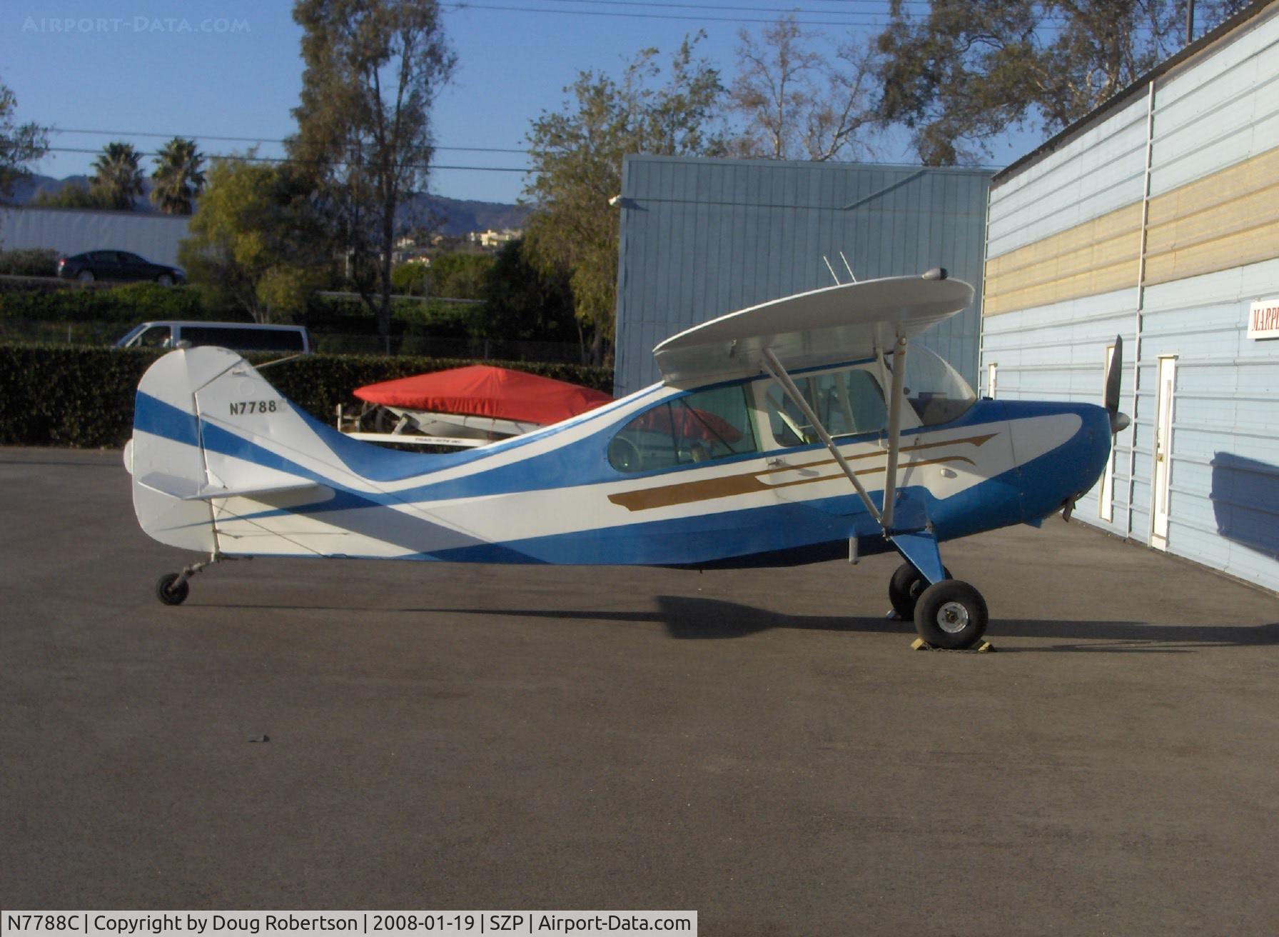 N7788C, 1946 Aeronca 7DC C/N 7AC-5928, 1946 Aeronca 7DC CHAMPION, Continental C85 85 Hp