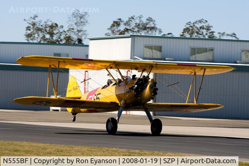 N555BF, 1941 Boeing A75N1(PT17) C/N 75-2305, 1941 Boeing