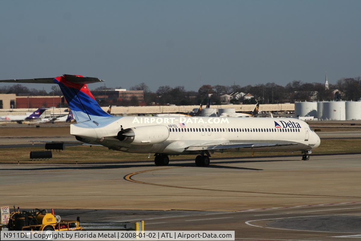 N911DL, 1987 McDonnell Douglas MD-88 C/N 49542, Delta
