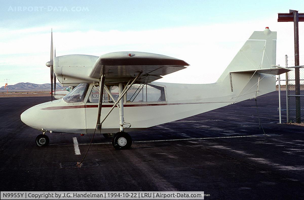 N9955Y, 1963 Champion 402 C/N 402-11, on ramp at Las Cruces N.M.