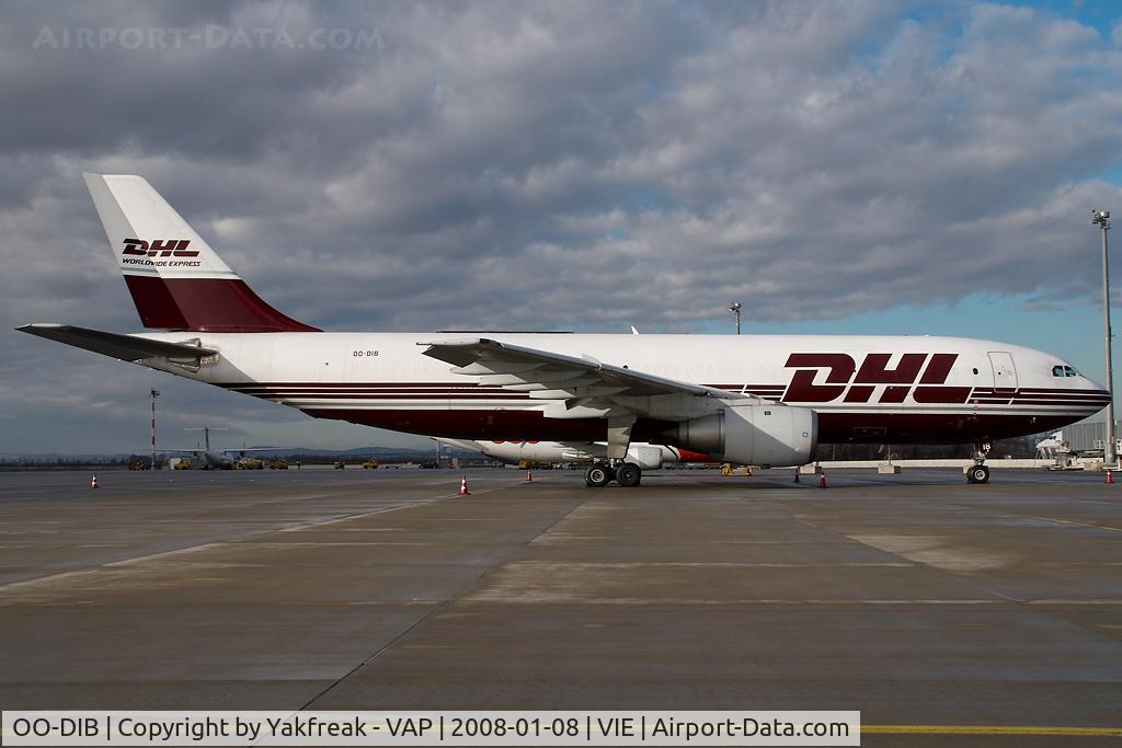 OO-DIB, 1983 Airbus A300B4-203(F) C/N 274, European Air Transport Airbus A300 in DHL colors