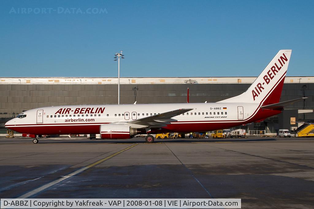 D-ABBZ, 2001 Boeing 737-85F C/N 30478, Air Berlin Boeing 737-800