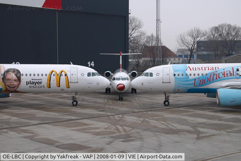 OE-LBC, 1996 Airbus A321-111 C/N 581, Austrian Airlines Airbus 321 in Euro 2008 colors