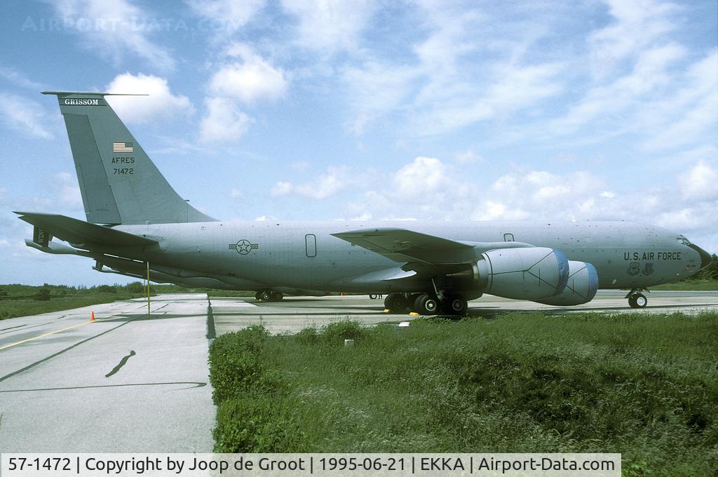 57-1472, 1957 Boeing KC-135R Stratotanker C/N 17543, This Grissom based tanker was on deployment to Denmark in support of some OH F-16s.