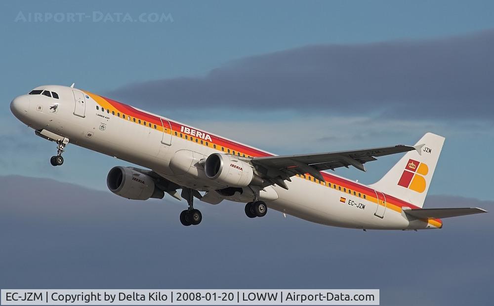 EC-JZM, 2007 Airbus A321-212 C/N 2996, Iberia A321-212