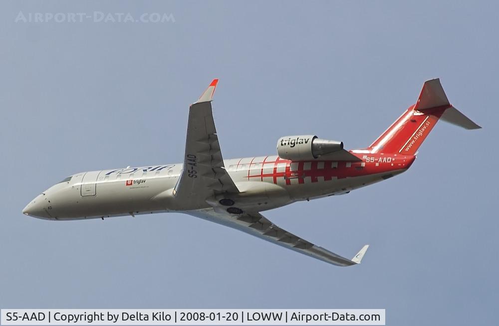 S5-AAD, 1997 Canadair CRJ-200LR (CL-600-2B19) C/N 7166, Adria CRJ 200 LR