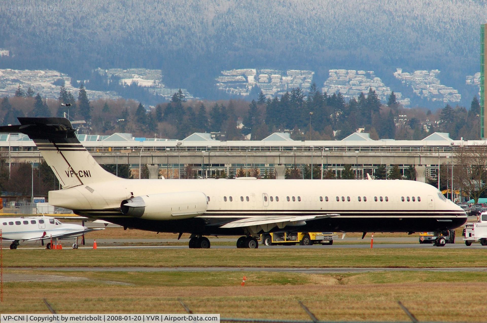 VP-CNI, 1989 McDonnell Douglas MD-87 (DC-9-87) C/N 49767, At YVR