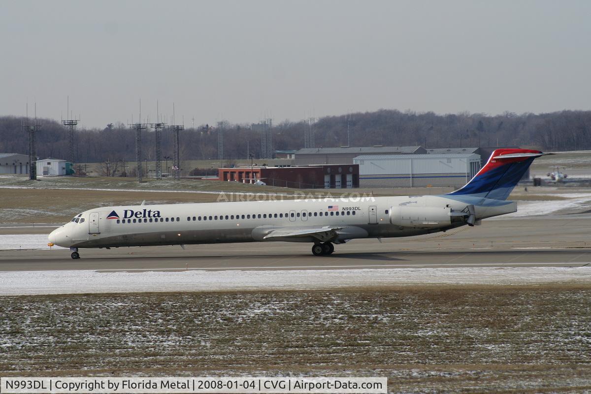N993DL, 1991 McDonnell Douglas MD-88 C/N 53345, Delta
