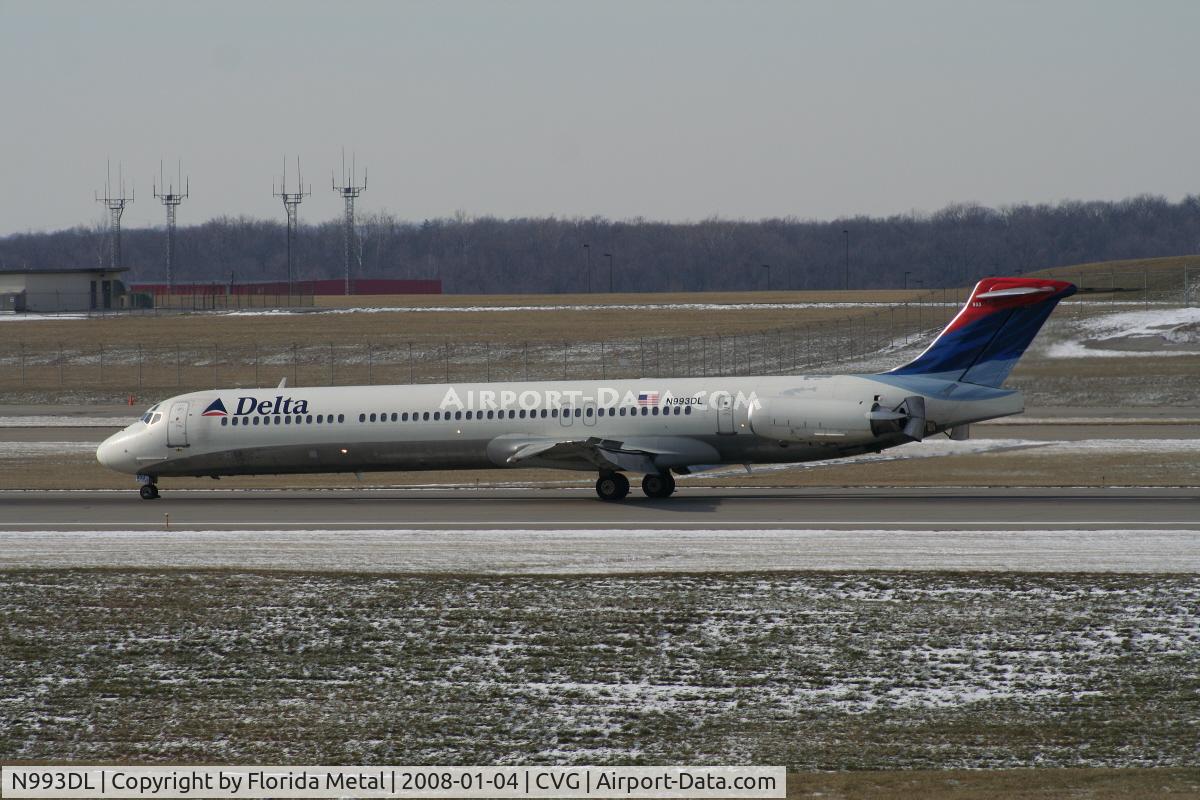 N993DL, 1991 McDonnell Douglas MD-88 C/N 53345, Delta