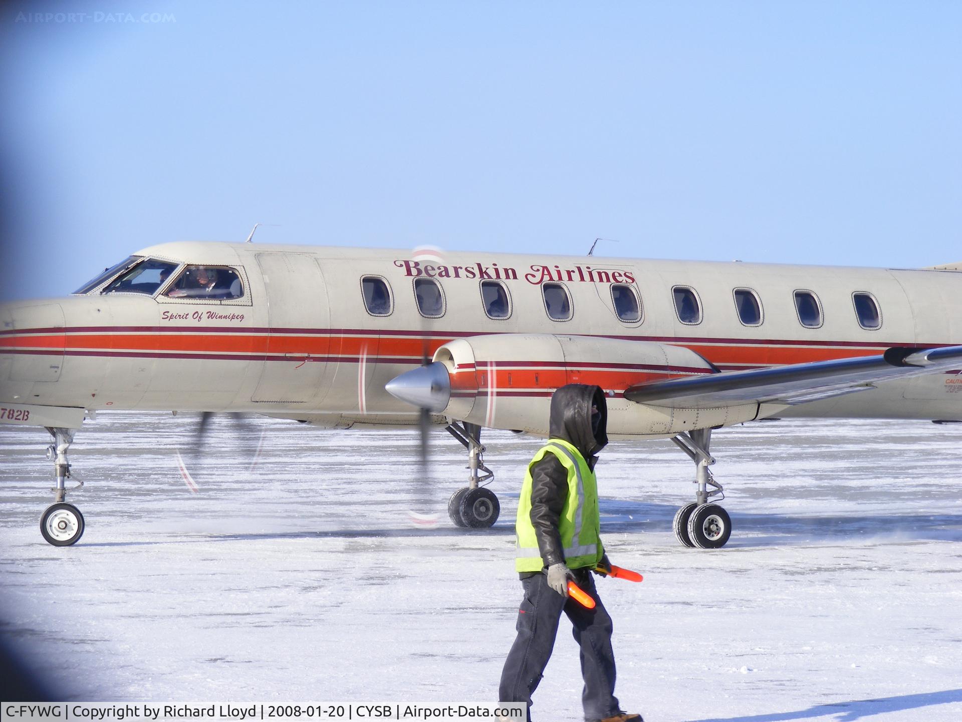 C-FYWG, 1991 Fairchild SA-227AC Metro III C/N AC-782B, Side shot of the aircraft showing the