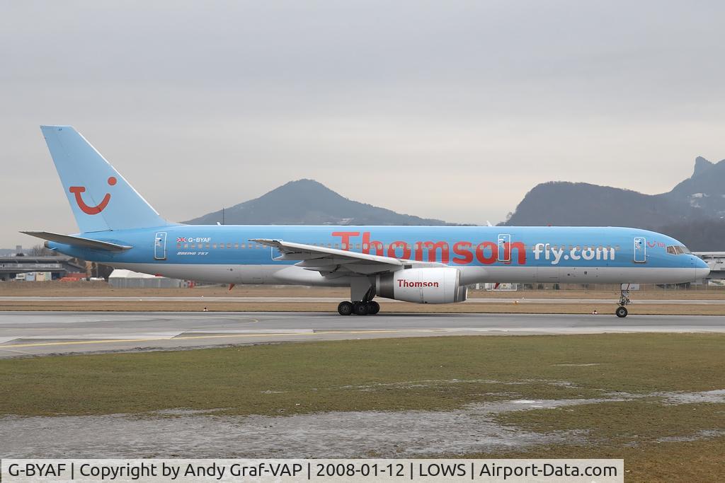 G-BYAF, 1992 Boeing 757-204 C/N 26266, Thomson 757-200