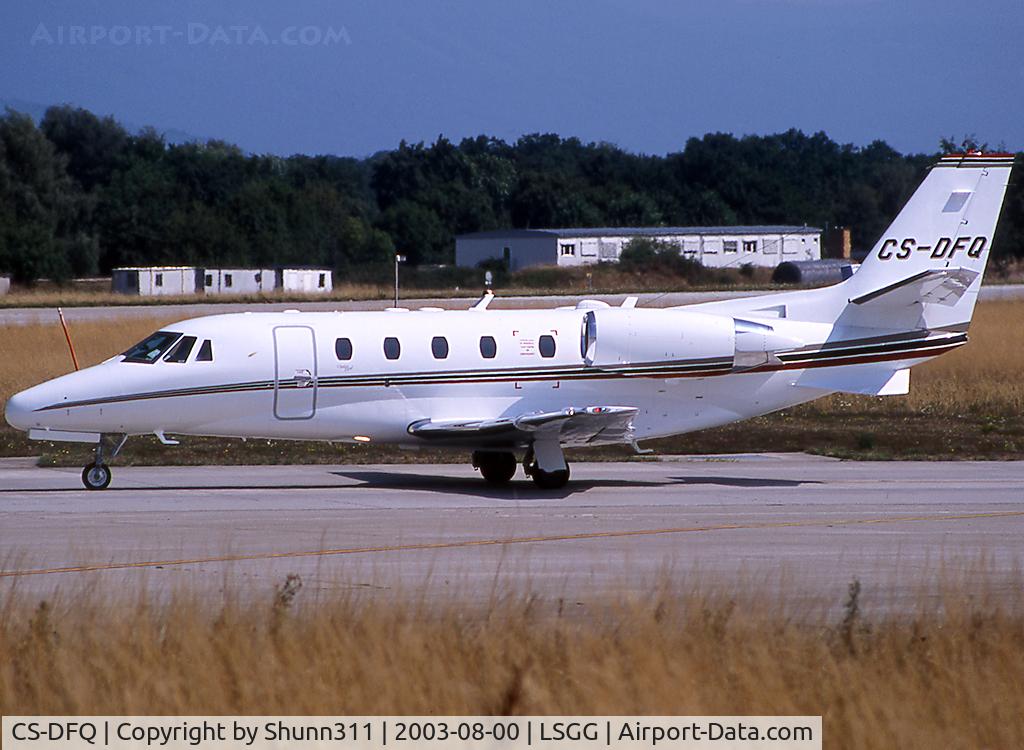 CS-DFQ, Cessna 560XL Citation C/N 560-5334, Line up rwy 05 for departure...