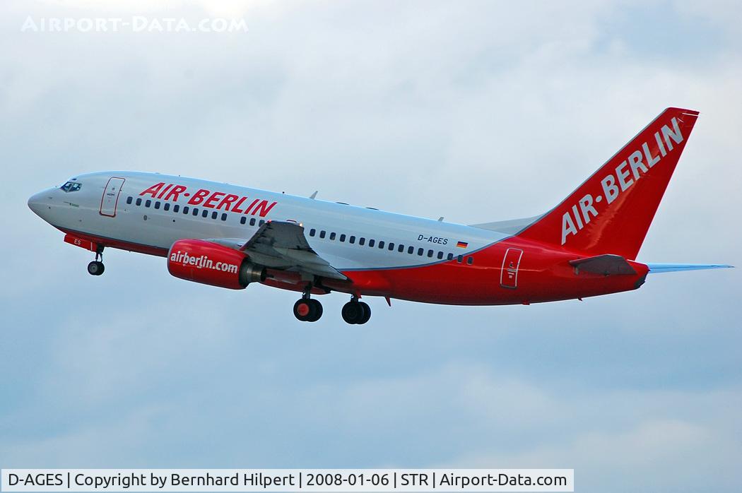 D-AGES, 1998 Boeing 737-75B C/N 28108, 737-75B in new Air Berlin colours