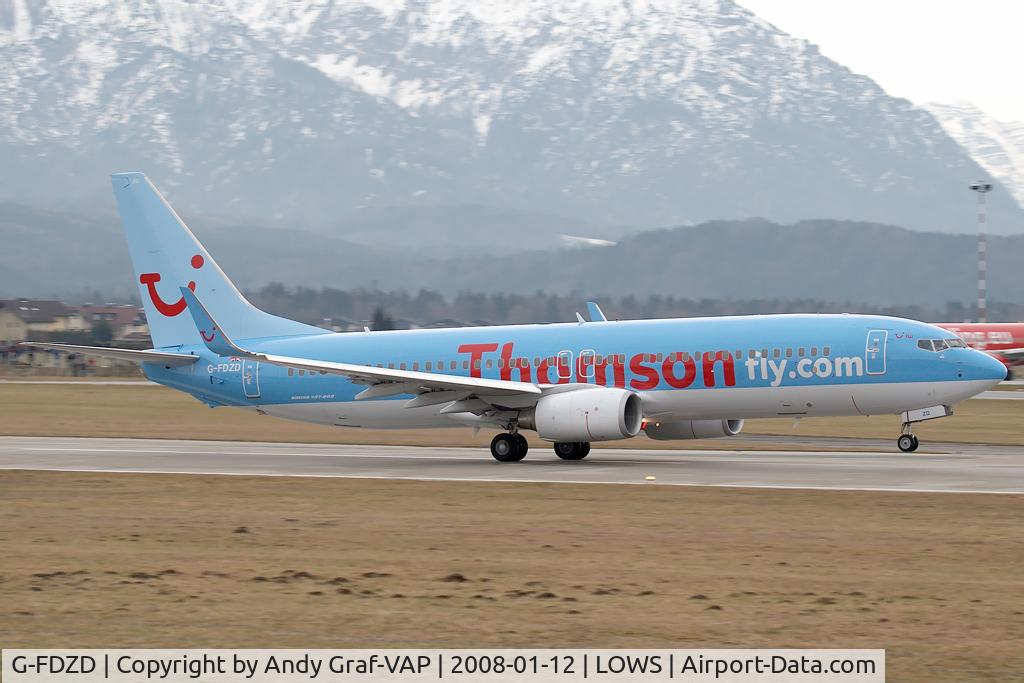 G-FDZD, 2007 Boeing 737-8K5 C/N 35132, Thomson 737-800