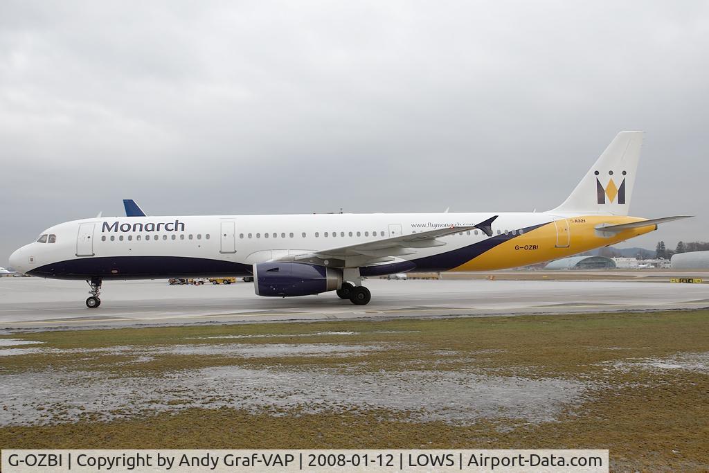 G-OZBI, 2007 Airbus A321-231 C/N 2234, Monarch A321