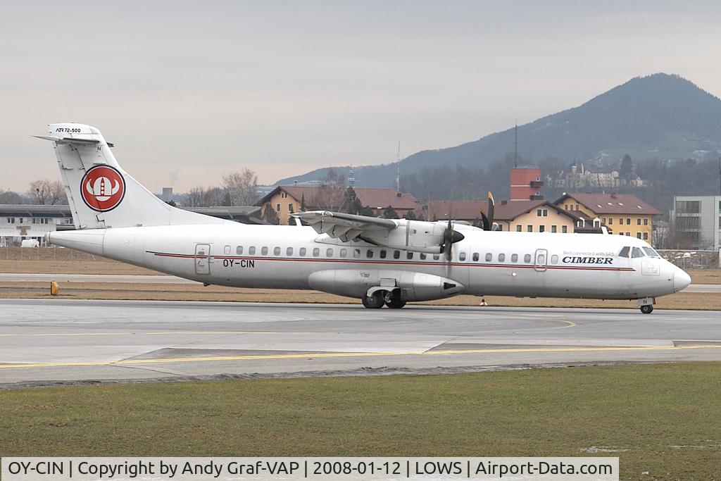 OY-CIN, 1999 ATR 72-212A C/N 568, Cimber Air ATR 72
