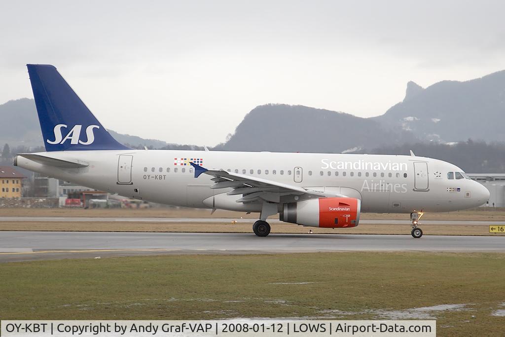 OY-KBT, 2007 Airbus A319-131 C/N 3292, Scandinavian Airlines A319