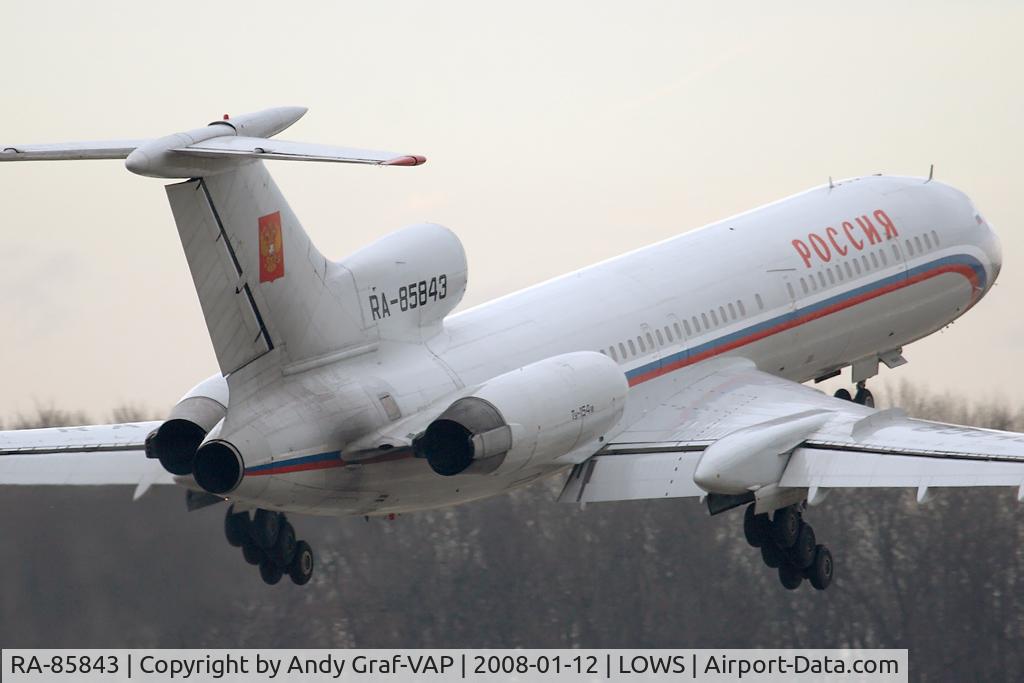 RA-85843, 1995 Tupolev Tu-154M C/N 95A991, Rossia TU154M