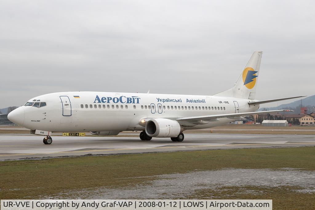 UR-VVE, 1989 Boeing 737-448 C/N 24521, Aerosvit 737-400