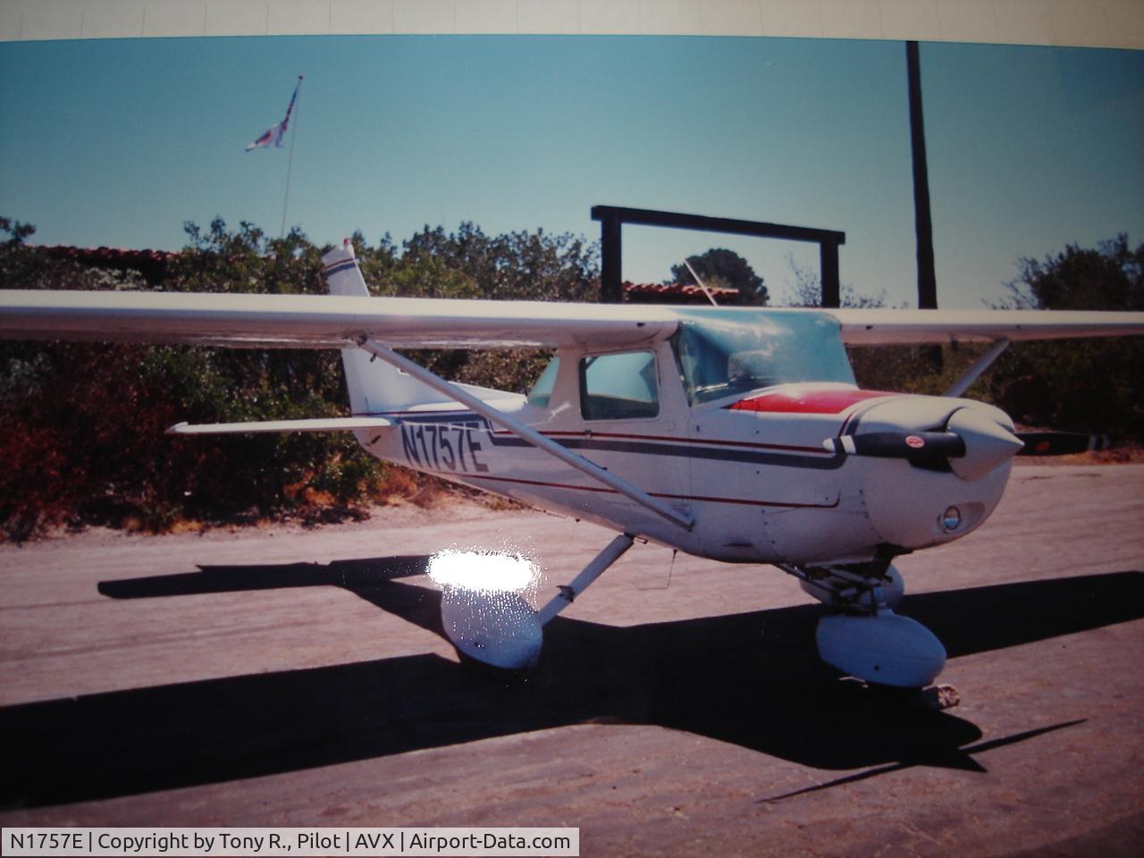 N1757E, 1977 Cessna 152 C/N 15279673, AVX, Catalina Airport, Circa 1996