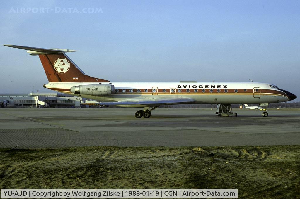 YU-AJD, 1972 Tupolev Tu-134A C/N 2351508, visitor