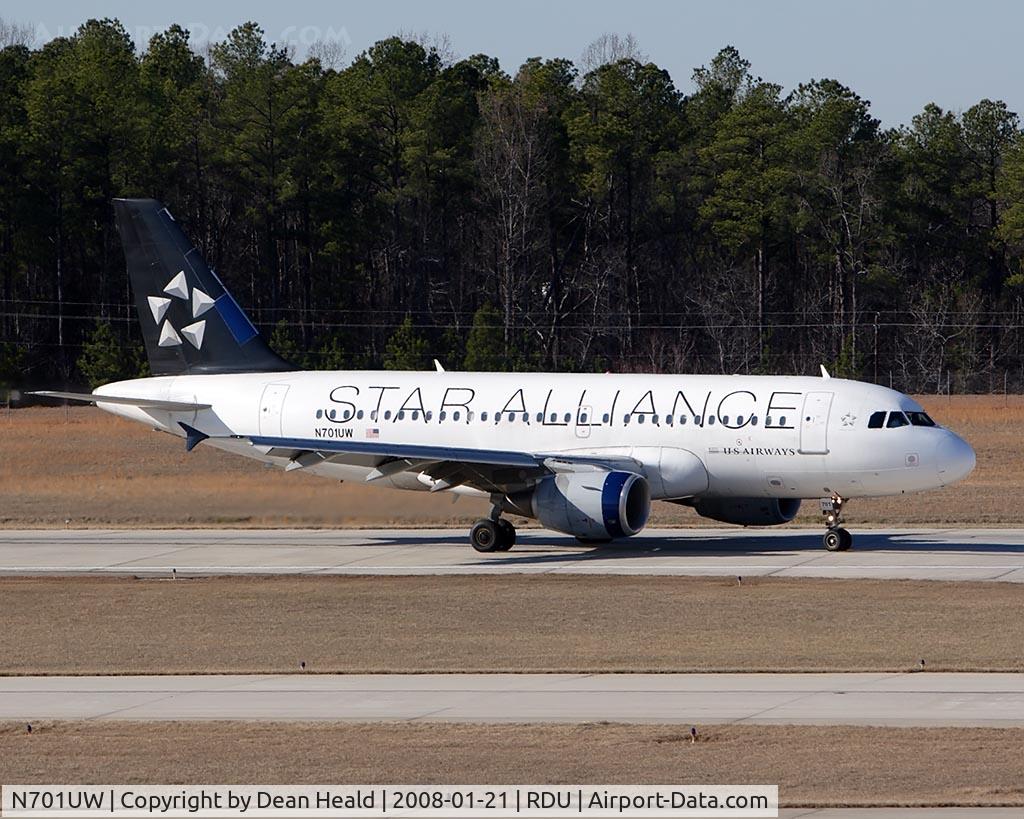 N701UW, 1998 Airbus A319-112 C/N 0890, US Airways 