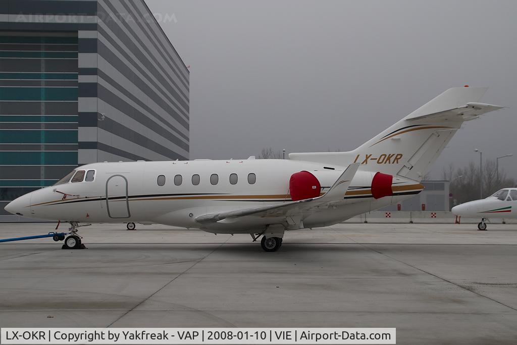 LX-OKR, 2007 Hawker Beechcraft Hawker 850XP C/N 258855, Bae125