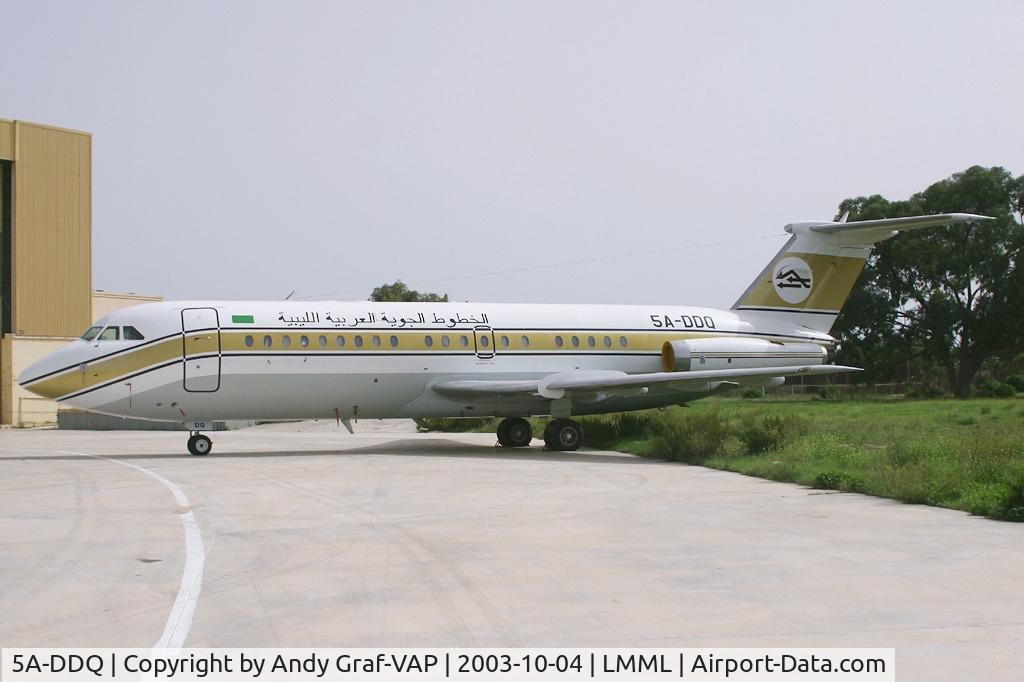 5A-DDQ, 1970 BAC 111-414EG One-Eleven C/N BAC.158, Libyan Arab BAC 1-11