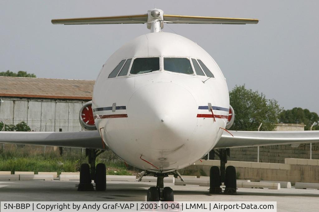 5N-BBP, 1969 BAC 111-518FG One-Eleven C/N BAC.202, Albarka Air BAC 1-11