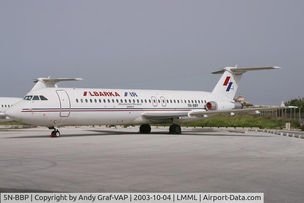 5N-BBP, 1969 BAC 111-518FG One-Eleven C/N BAC.202, Albarka Air BAC 1-11
