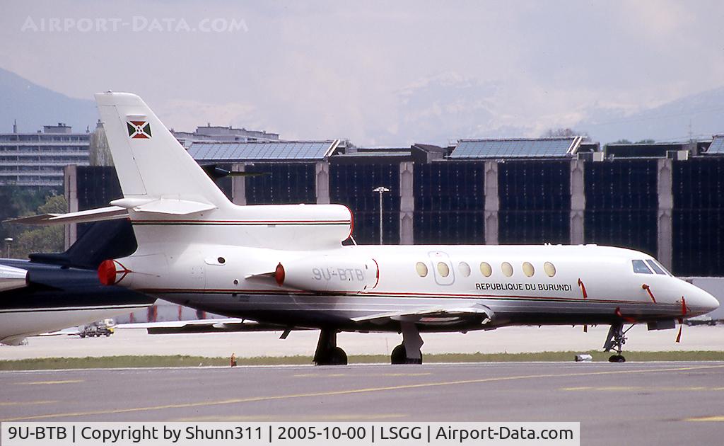 9U-BTB, 1981 Dassault Falcon 50 C/N 066, Parked at the General Aviation apron...