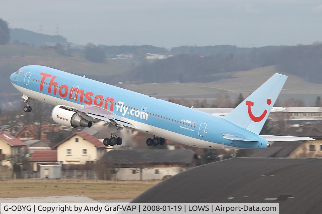 G-OBYG, 1999 Boeing 767-304 C/N 29137, Thomson 767-300