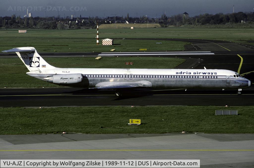 YU-AJZ, 1981 McDonnell Douglas MD-81 (DC-9-81) C/N 48046, visitor