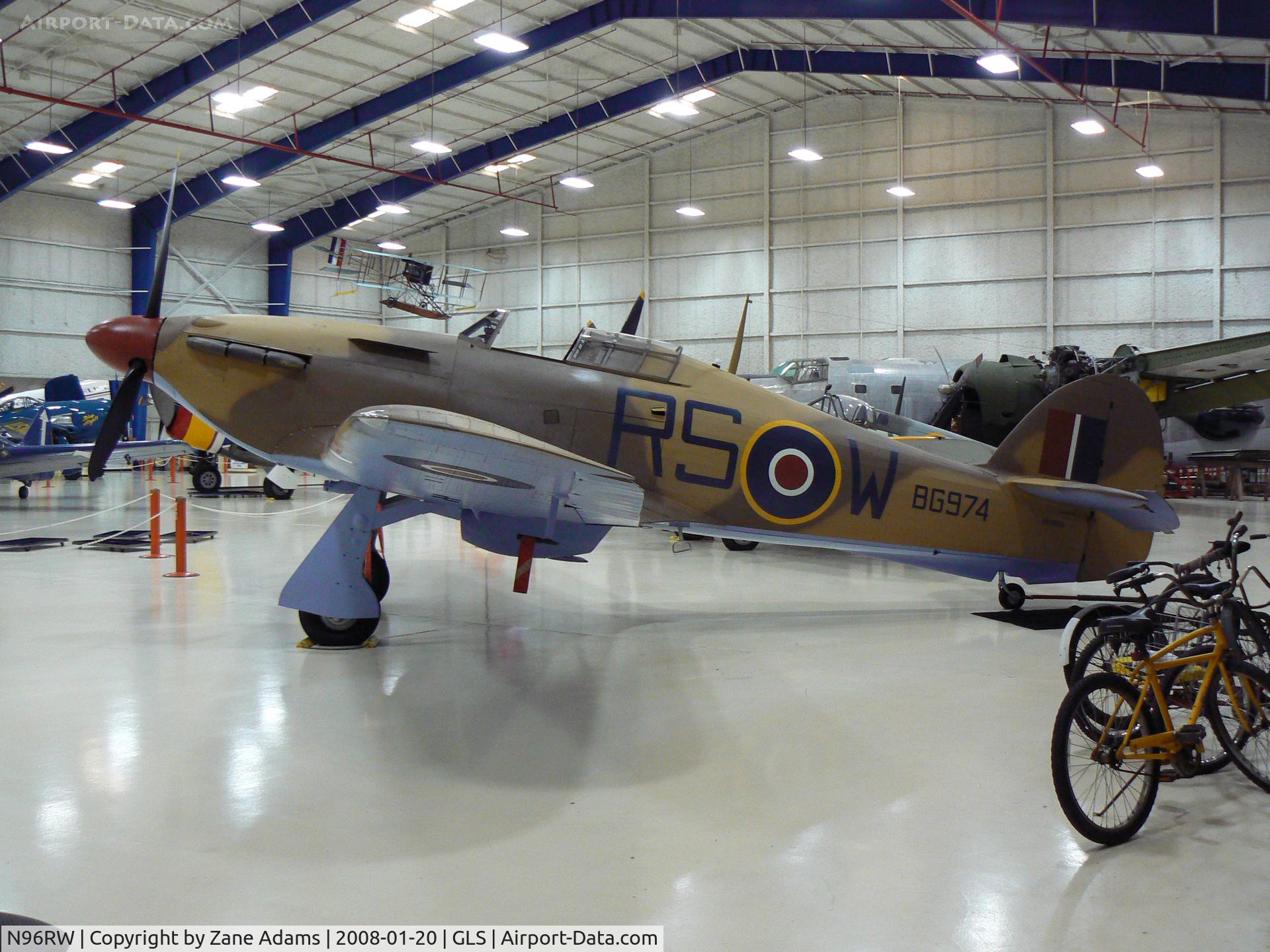 N96RW, 1941 Canadian Car & Foundry HURRICANE MKXII C/N CCF 96, Hurricane - fresh out of restoration - Lone Star Flight Museum