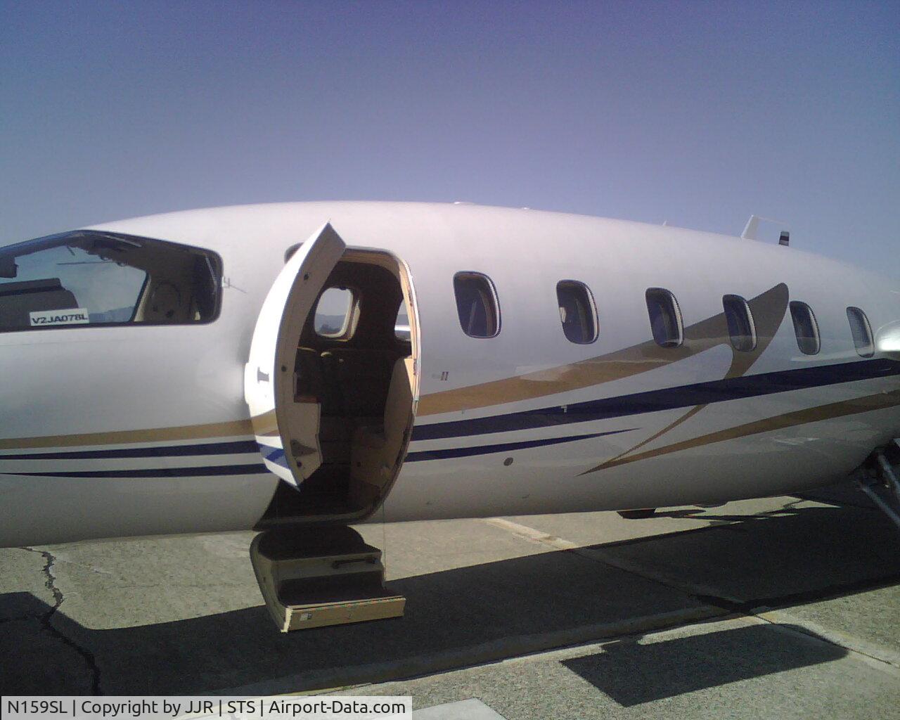 N159SL, 2006 Piaggio P-180 Avanti II C/N 1121, Nov 2007, shows front entry of N159SL at STS