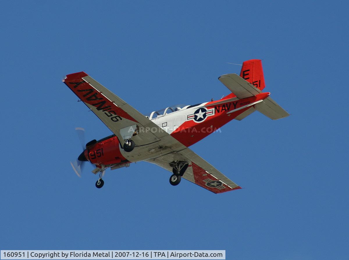 160951, Beech T-34C Turbo Mentor C/N GL-137, T-34C Mentor